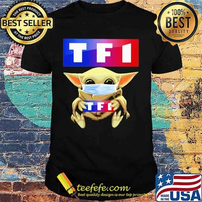 Star wars baby yoda mask hug tf1 shirt