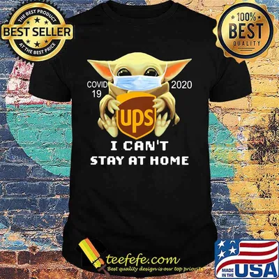 Star wars baby yoda mask hug usp i can't stay at home shirt