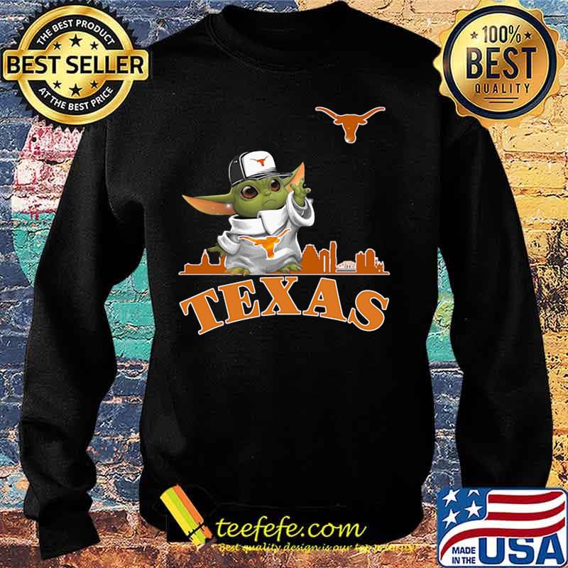 Star wars baby yoda texas longhorn s Sweater Star wars baby yoda texas longhorn s Sweater