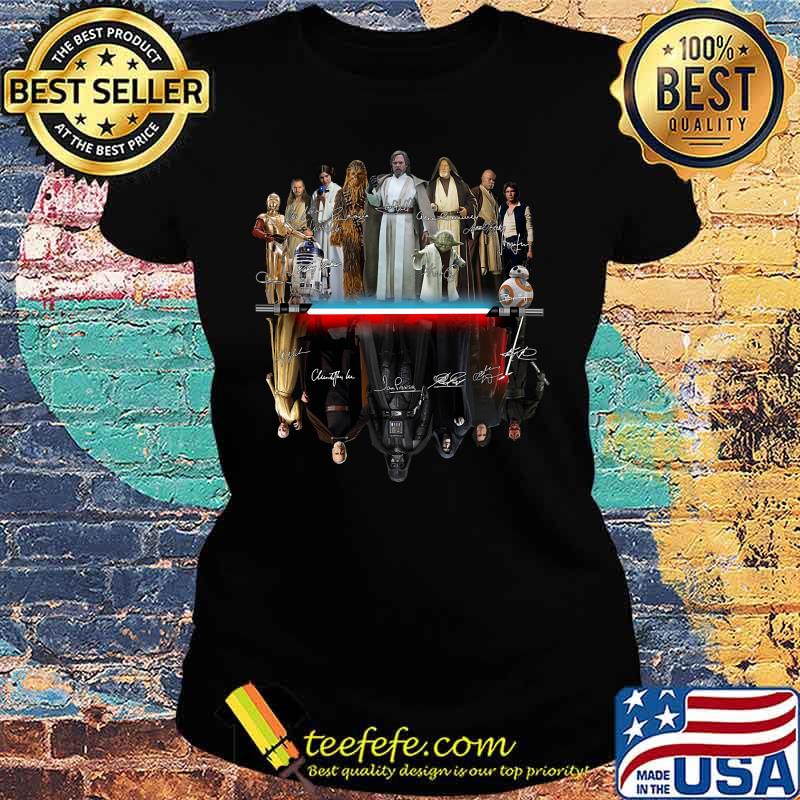Star wars characters water reflection s Ladies tee Star wars characters water reflection s Ladies tee
