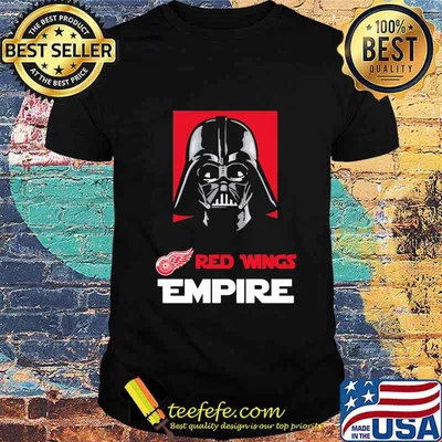 Star wars darth vader detroit red wings empire shirt