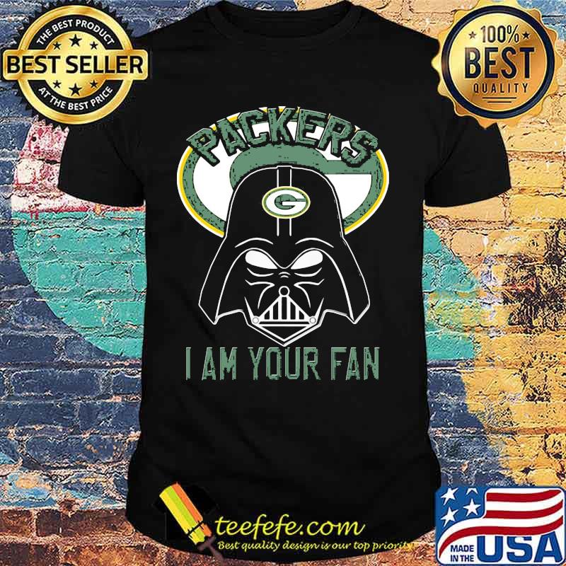 Star wars darth vader green bay packers i am your fan shirt
