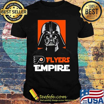 Star wars darth vader philadelphia flyers empire shirt