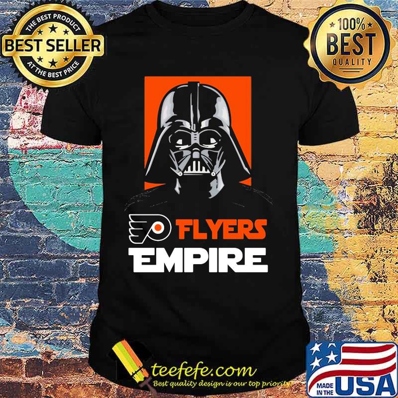 Star wars darth vader philadelphia flyers empire shirt