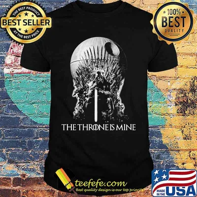 Star wars darth vader the throne is mine shirt
