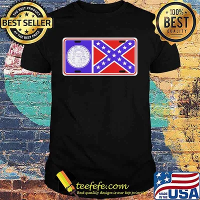 State of georgia 1776 flag shirt