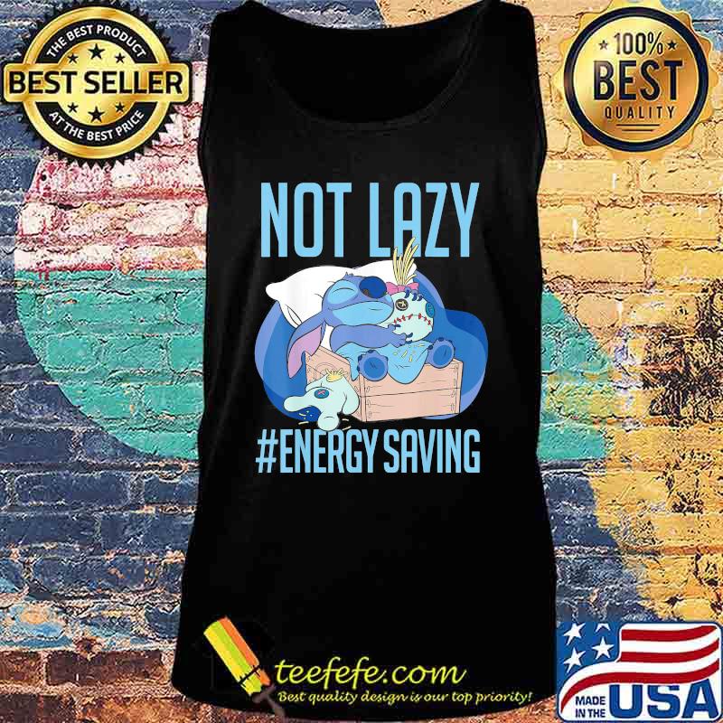 Stitch not lazy energy saving s Tank top Stitch not lazy energy saving s Tank top