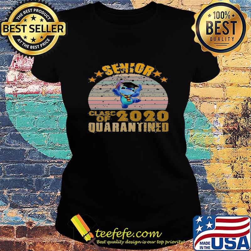 Stitch senior class of 2020 quarantined vintage retro s Ladies tee Stitch senior class of 2020 quarantined vintage retro s Ladies tee