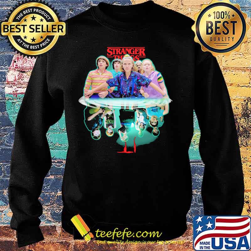 Stranger things movie characters water reflection s Sweater Stranger things movie characters water reflection s Sweater