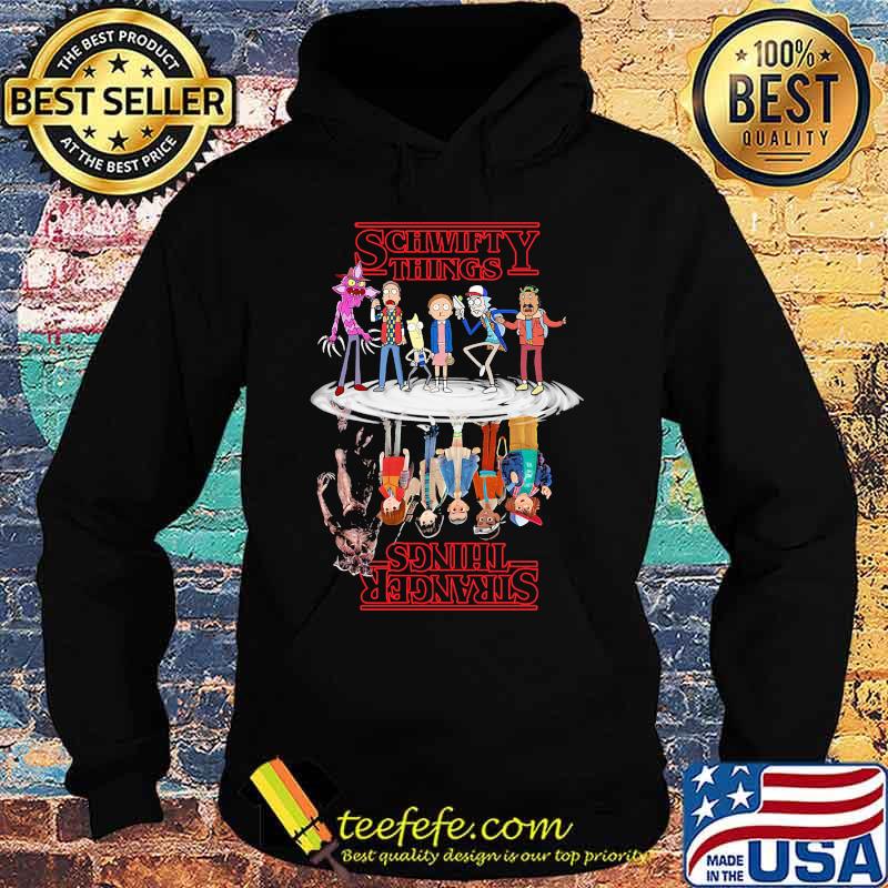 Stranger things movie rick and morty characters water reflection s Hoodie Stranger things movie rick and morty characters water reflection s Hoodie
