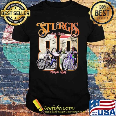 Sturgis south dakota 80 motorcycle rally shirt