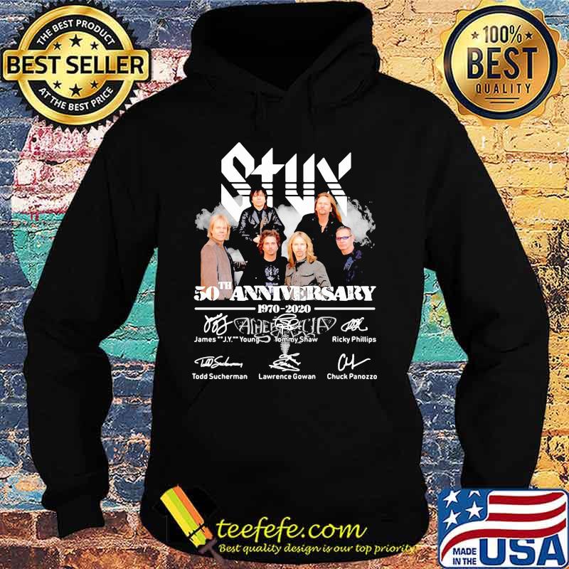 Styx 50th anniversary 1970 2020 thank you for the memories signatures s Hoodie Styx 50th anniversary 1970 2020 thank you for the memories signatures s Hoodie