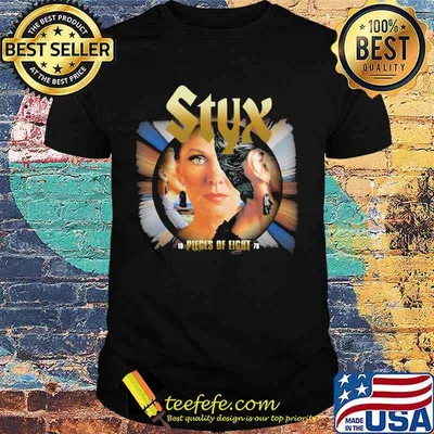 Styx band pieces of eight 1978 shirt