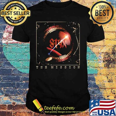 Styx the mission album art shirt