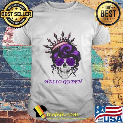 Sugar skull hallo queen shirt