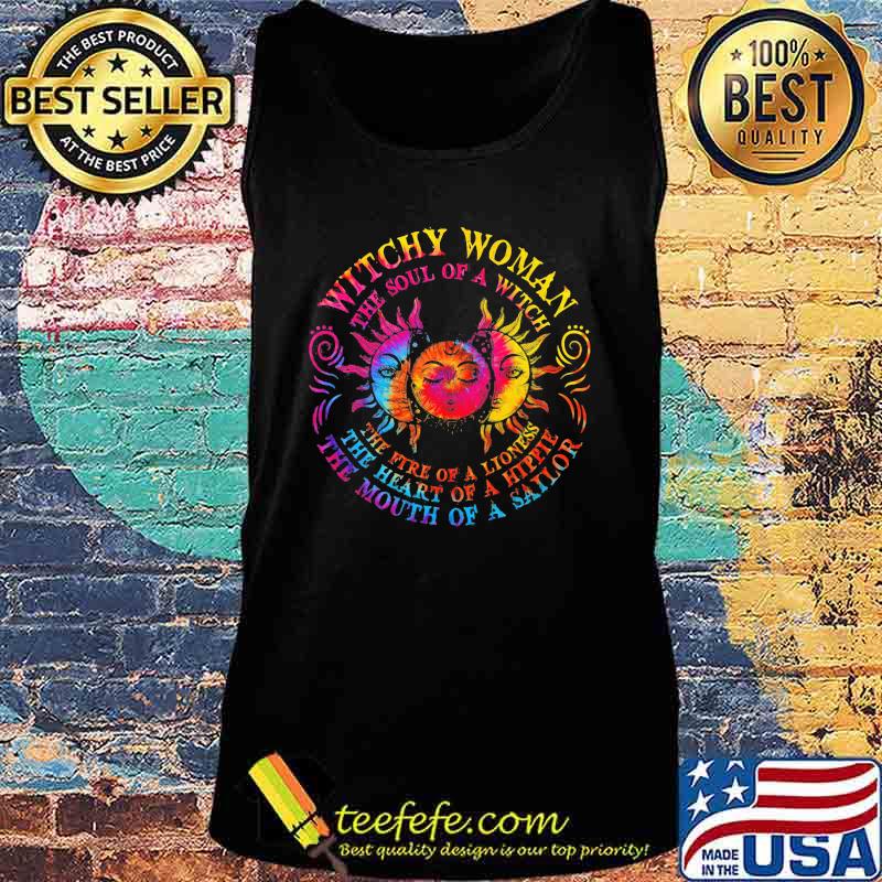 Sun witch woman the soul of a witch the fire of a lioness the heart of a hippie the mouth of a sailor s Tank top Sun witch woman the soul of a witch the fire of a lioness the heart of a hippie the mouth of a sailor s Tank top