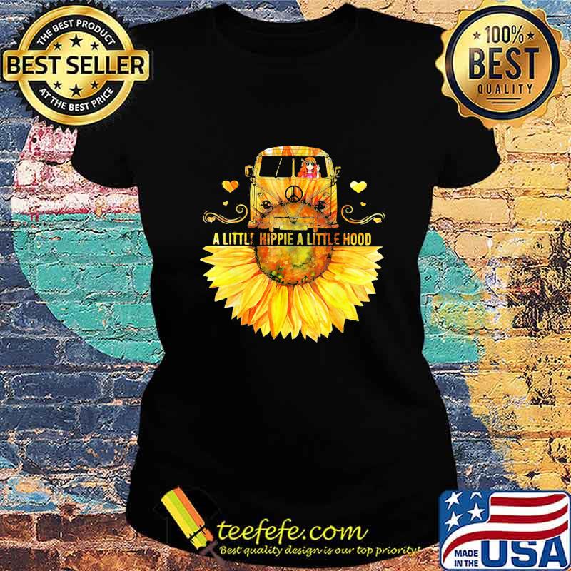 Sunflower Peace Bus A Little Hippie A Little Hood s Ladies tee Sunflower Peace Bus A Little Hippie A Little Hood s Ladies tee