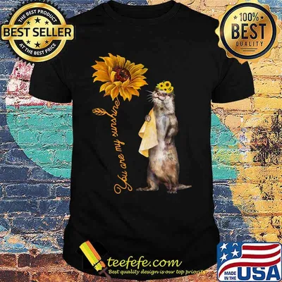 Sunflower raccoon you are my sunshine shirt