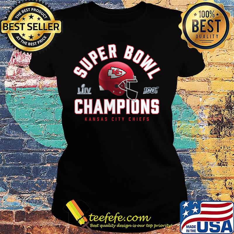 Super bowl liv champions kansas city chiefs football team s Ladies tee Super bowl liv champions kansas city chiefs football team s Ladies tee