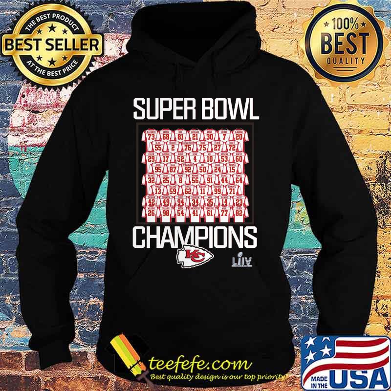 Super bowl liv champions kansas city chiefs players s Hoodie Super bowl liv champions kansas city chiefs players s Hoodie