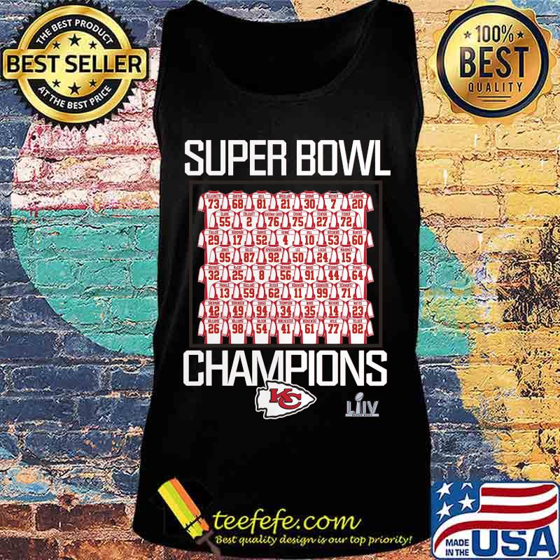Super bowl liv champions kansas city chiefs players s Tank top Super bowl liv champions kansas city chiefs players s Tank top