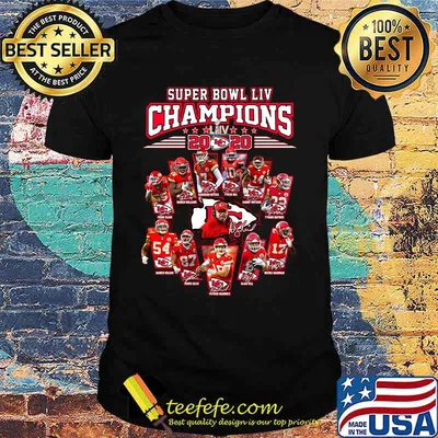 Superbowl liv champions kansas city chiefs shirt