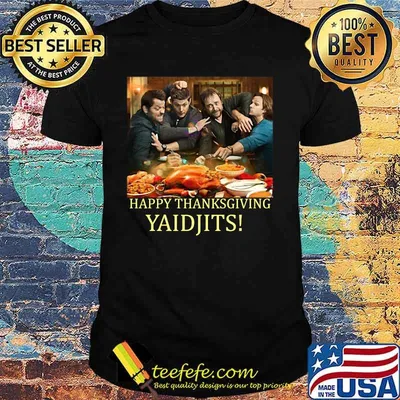 Supernatural pie happy thanksgiving yaidijts shirt
