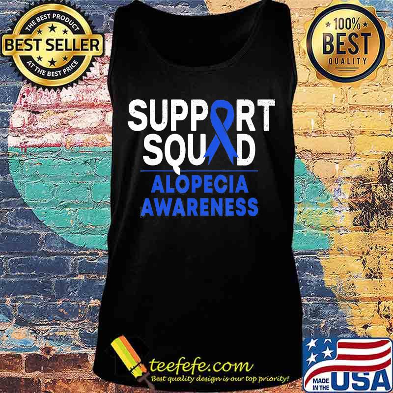 SUPPORT SQUAD ALOPECIA AWARENESS SHIRT Tank top SUPPORT SQUAD ALOPECIA AWARENESS SHIRT Tank top