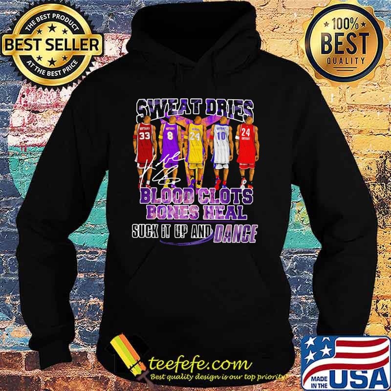 Sweat dries blood clots bones heal suck it up and dance kobe bryant basketball signatures s Hoodie Sweat dries blood clots bones heal suck it up and dance kobe bryant basketball signatures s Hoodie