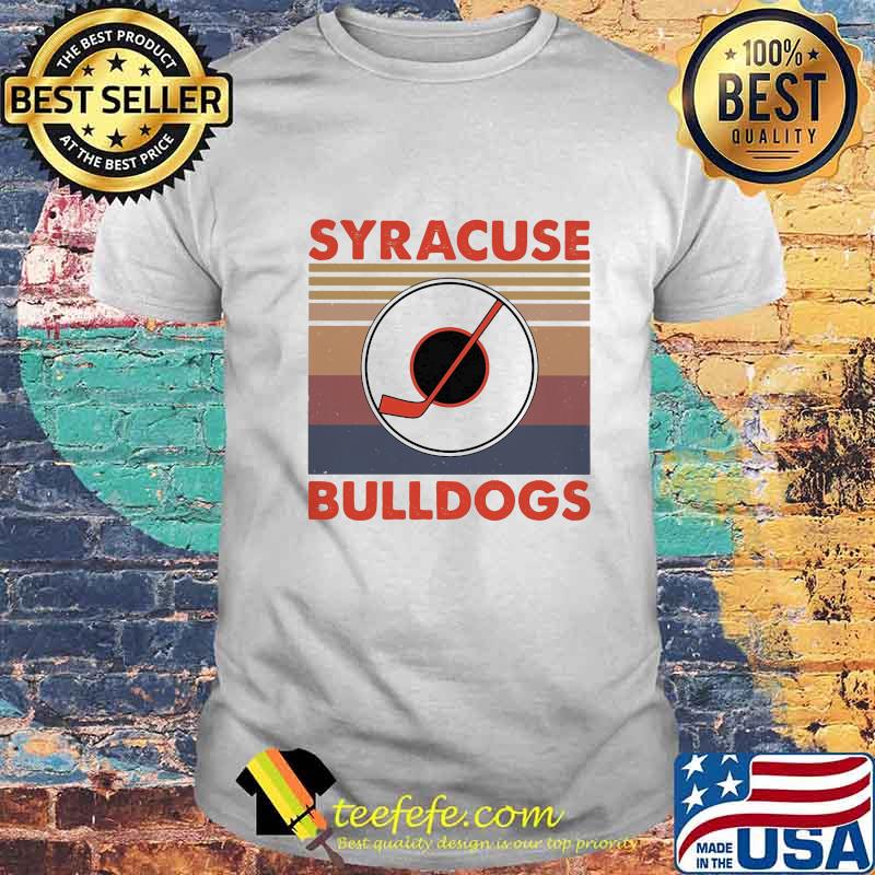 Syracuse Bulldogs Hockey Vintage Retro Shirt