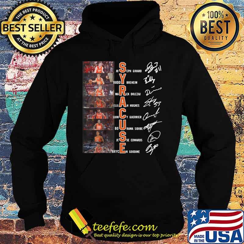 Syracuse orange men's basketball signatures s Hoodie Syracuse orange men's basketball signatures s Hoodie