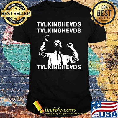 Talking heads band singer shirt
