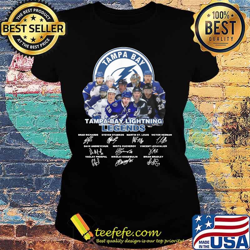 Tampa bay lightning legends hockey players signatures s Ladies tee Tampa bay lightning legends hockey players signatures s Ladies tee
