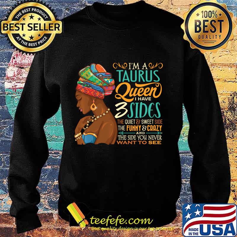 Taurus Queen Black Woman Funny Zodiac Birthday s Sweater Taurus Queen Black Woman Funny Zodiac Birthday s Sweater