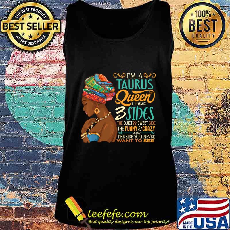 Taurus Queen Black Woman Funny Zodiac Birthday s Tank top Taurus Queen Black Woman Funny Zodiac Birthday s Tank top
