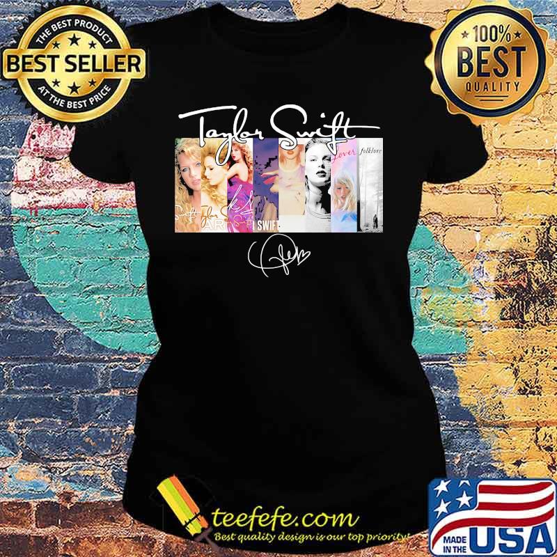 Taylor swift albums signatures s Ladies tee Taylor swift albums signatures s Ladies tee