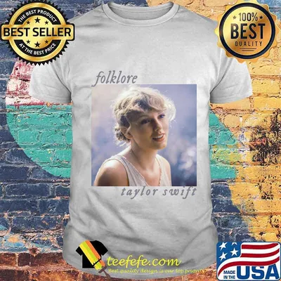 Taylor swift folklore signature shirt