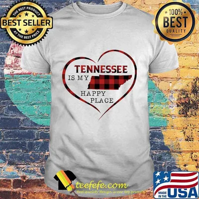 Tennessee is my happy place heart shirt