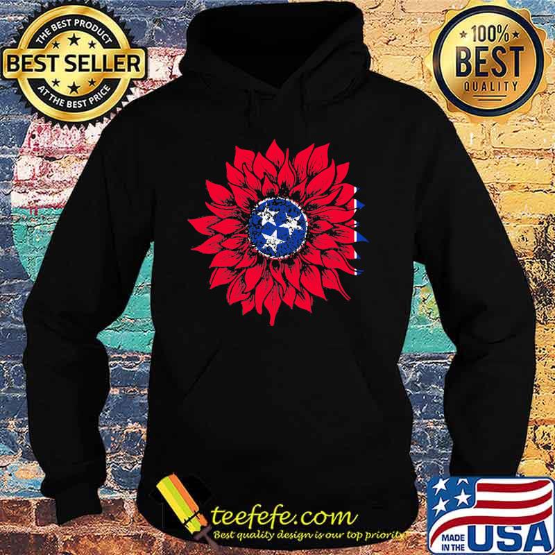 Tennessee Sunflower American Flag Independence Day Shirt Hoodie Tennessee Sunflower American Flag Independence Day Shirt Hoodie