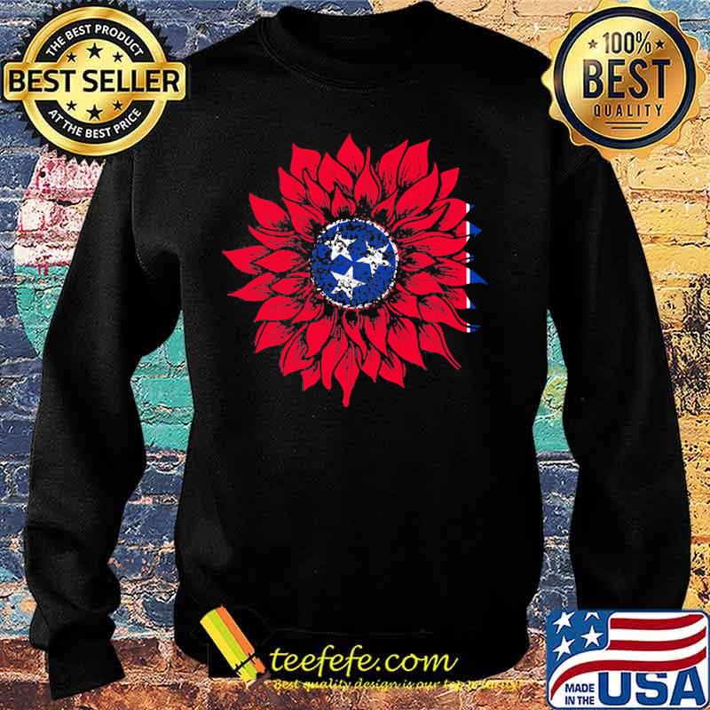 Tennessee Sunflower American Flag Independence Day Shirt Sweater Tennessee Sunflower American Flag Independence Day Shirt Sweater