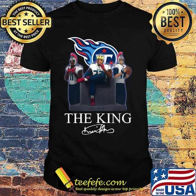 Tennessee titans king henry the king signature shirt