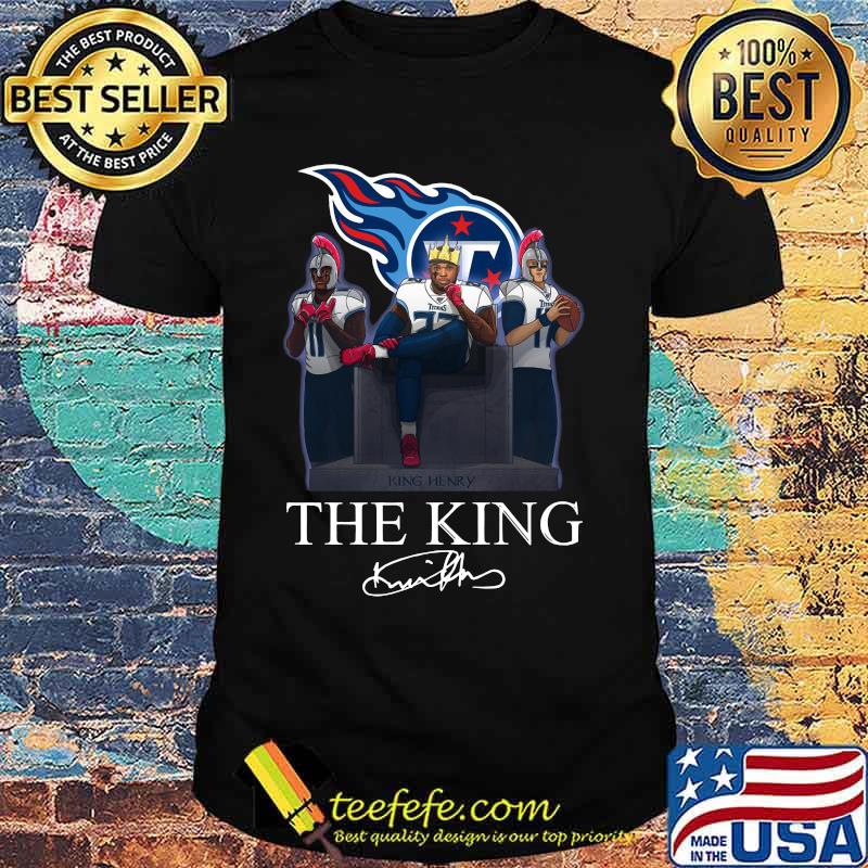 Tennessee titans king henry the king signature shirt