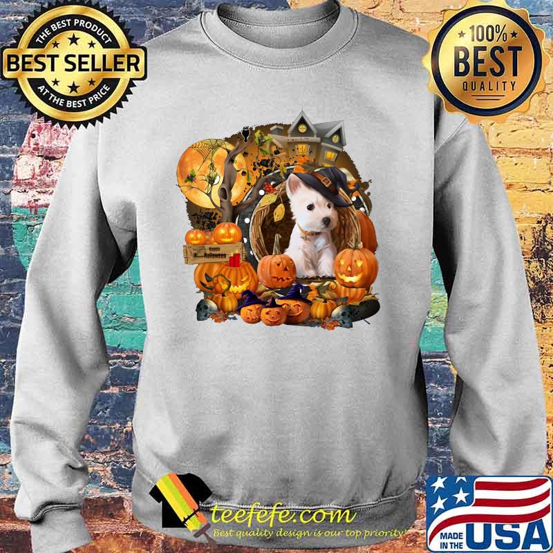 Terrier Puppy Witch Pumpkin Witch Halloween s Sweater Terrier Puppy Witch Pumpkin Witch Halloween s Sweater