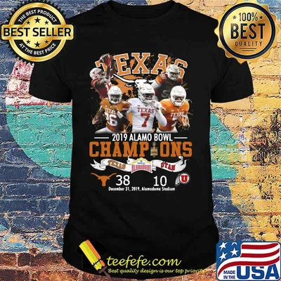 Texas longhorn 2019 alamo bowl champions shirt