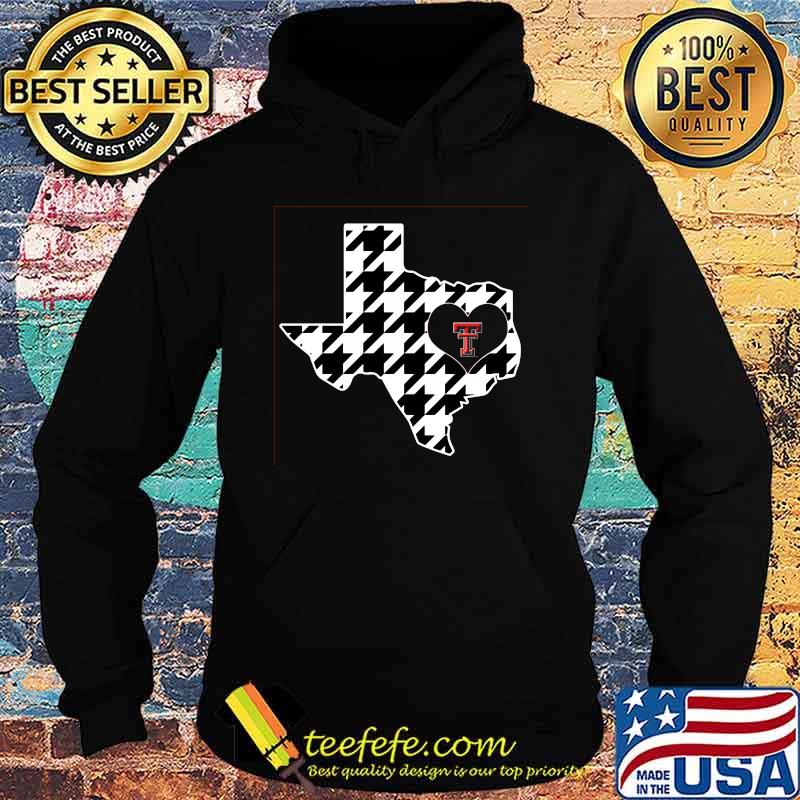 Texas tech red raiders black white pink houndstooth s Hoodie Texas tech red raiders black white pink houndstooth s Hoodie