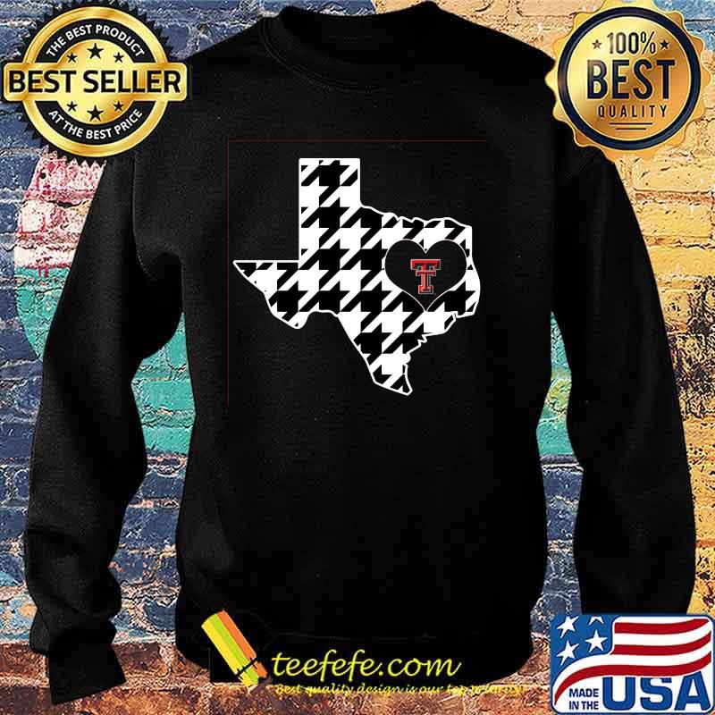 Texas tech red raiders black white pink houndstooth s Sweater Texas tech red raiders black white pink houndstooth s Sweater