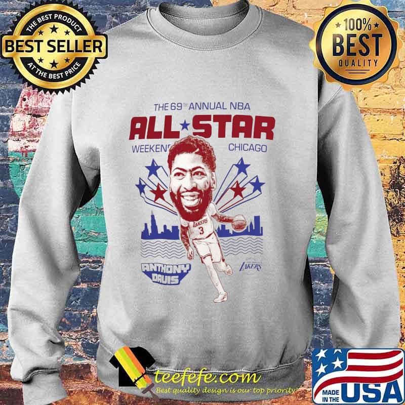 The 69th annual nba all star weekend chicago anthony davis basketball s Sweater The 69th annual nba all star weekend chicago anthony davis basketball s Sweater