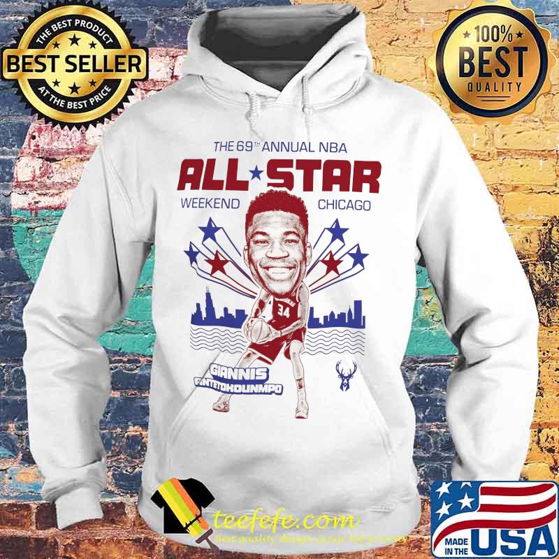 The 69th annual nba all star weekend chicago giannis antetokounmpo basketball s Hoodie The 69th annual nba all star weekend chicago giannis antetokounmpo basketball s Hoodie