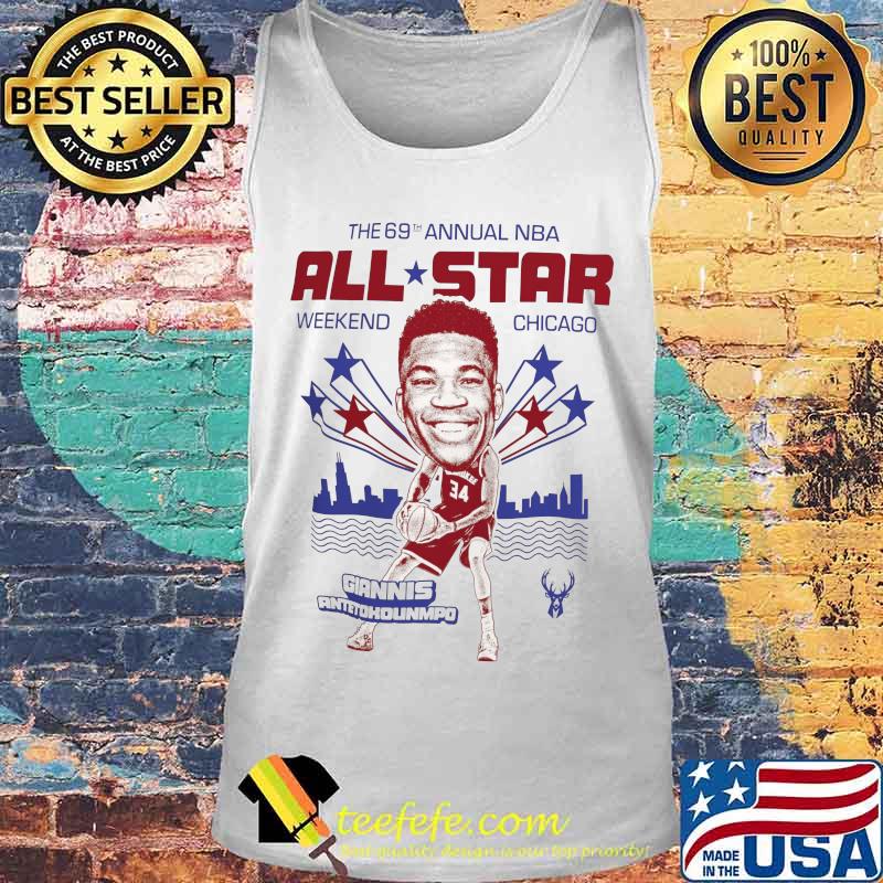 The 69th annual nba all star weekend chicago giannis antetokounmpo basketball s Tank top The 69th annual nba all star weekend chicago giannis antetokounmpo basketball s Tank top