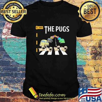 The Abbey Pugs Crossing the line shirt